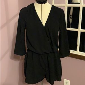 Tinsley Black Romper
